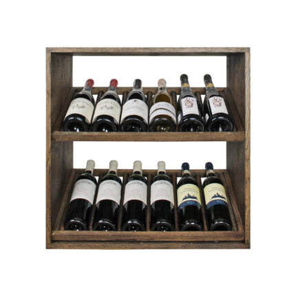 Vinovault модульна винна полиця з мореного дубу в оливі