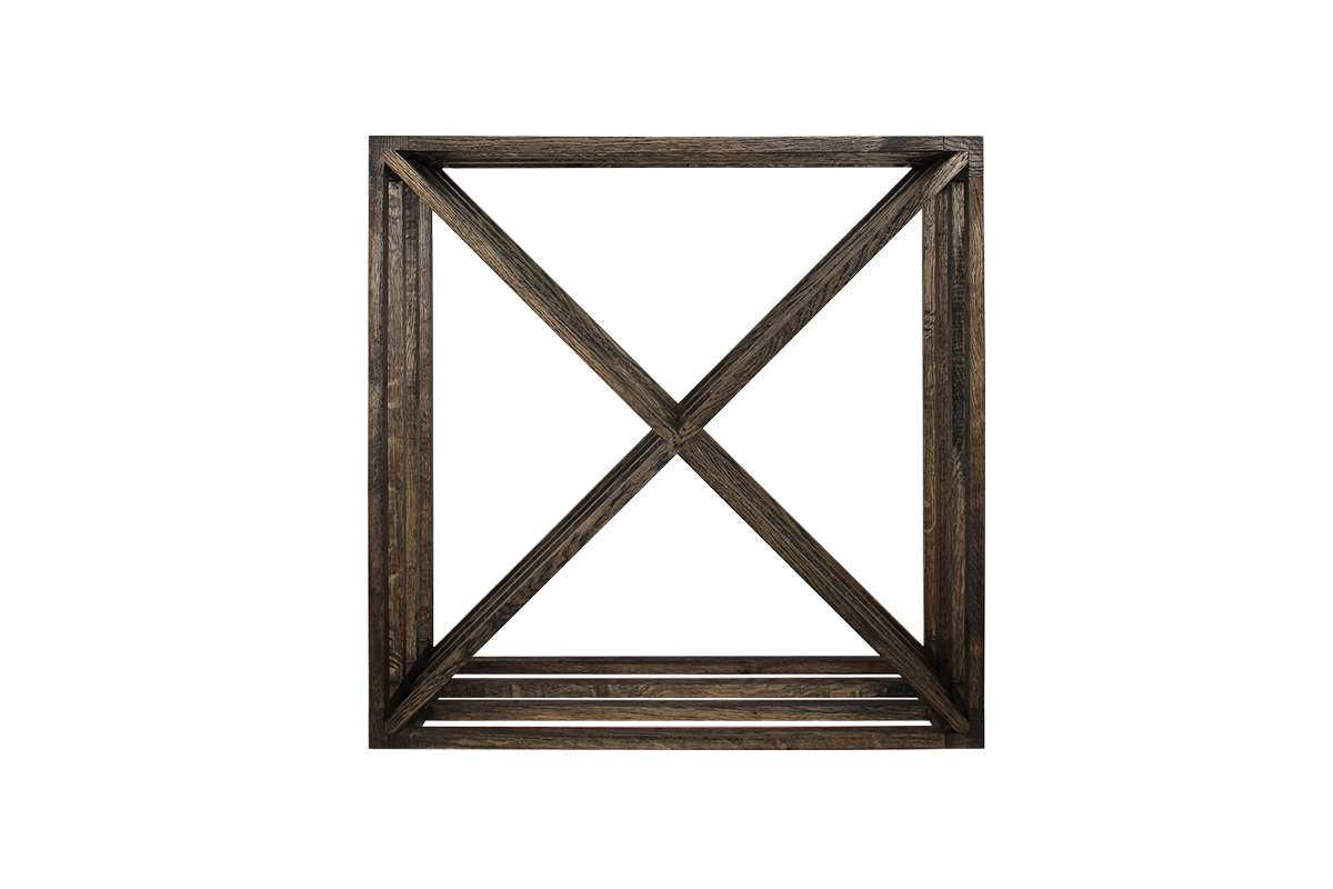 Eva SOAK - front(1) Winenest модульна винна полиця з мореного дубу в оливі