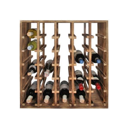 Vinovault модульна винна полиця з горілої сосни