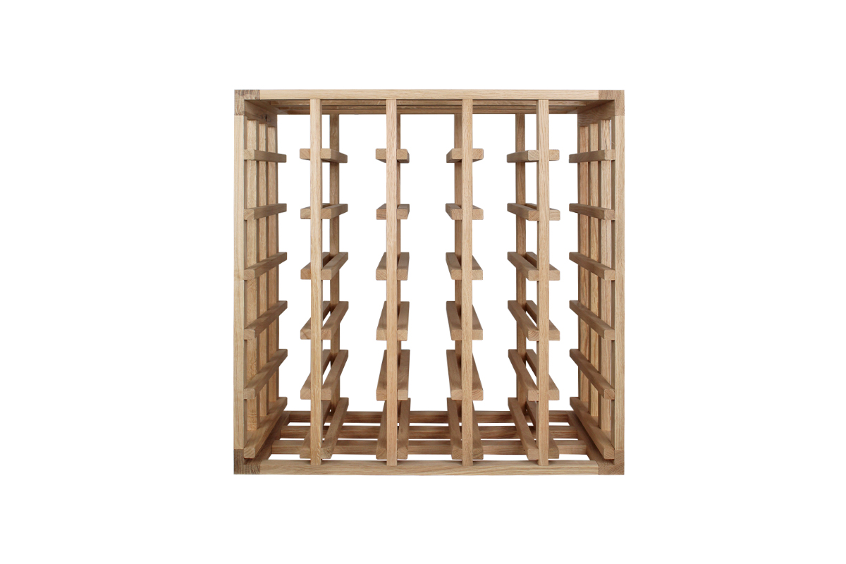 Rex Oak - front(1) Winenest винний тримач із дубового дерева з високою гнучкістю