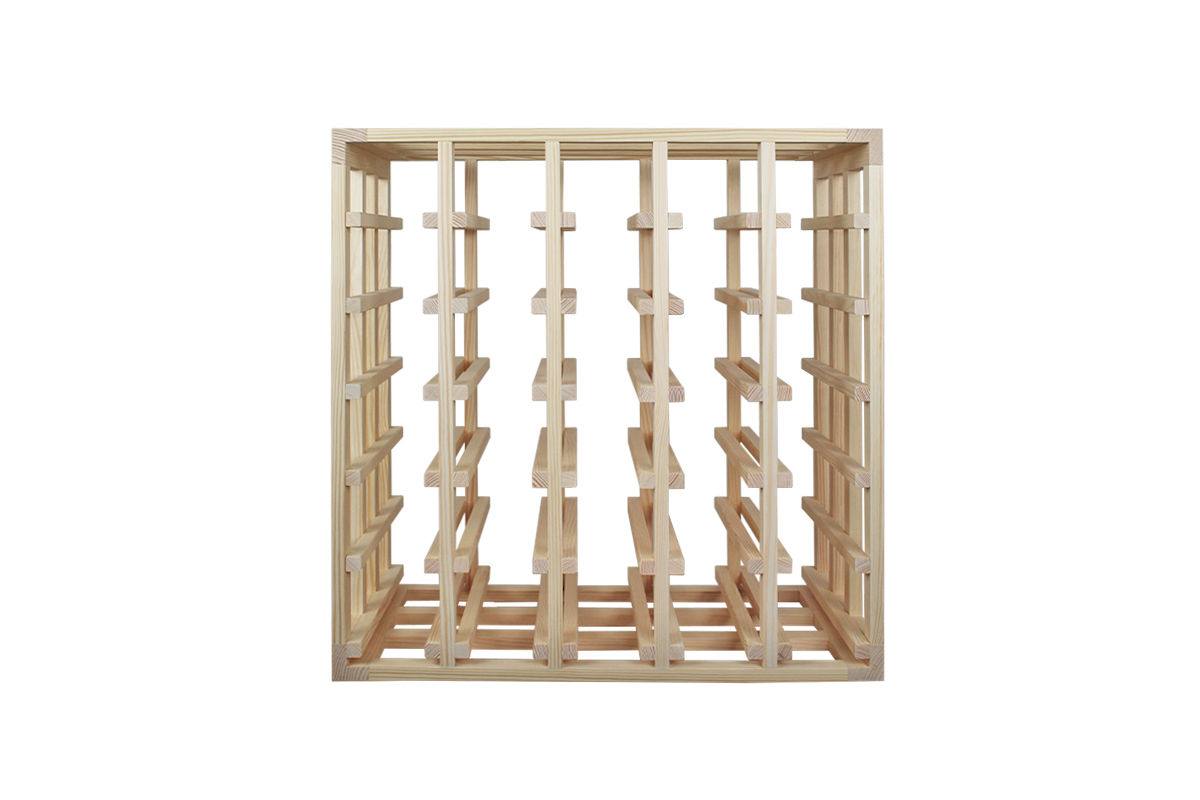 Rex Pine - front(1) Winenest винний тримач із соснового дерева з високою гнучкістю