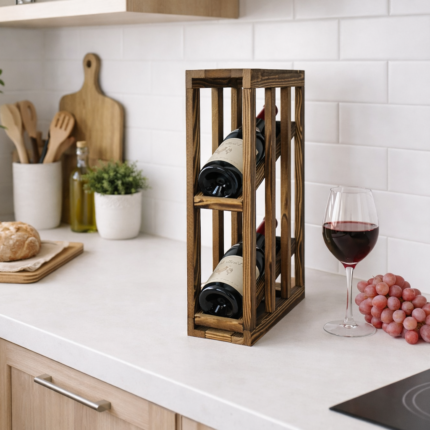 Винний стелаж - Ana - Горіла сосна