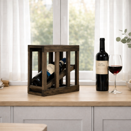 Винний стелаж - Half Ana - Дуб морений в оливі