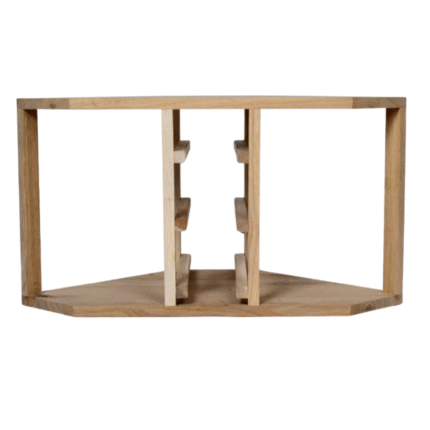 Кутовий винний стелаж - Half Nia - Дуб