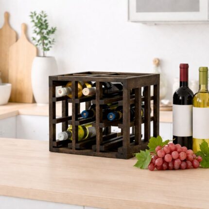 Винний стелаж - Jay - Дуб морений в оливі