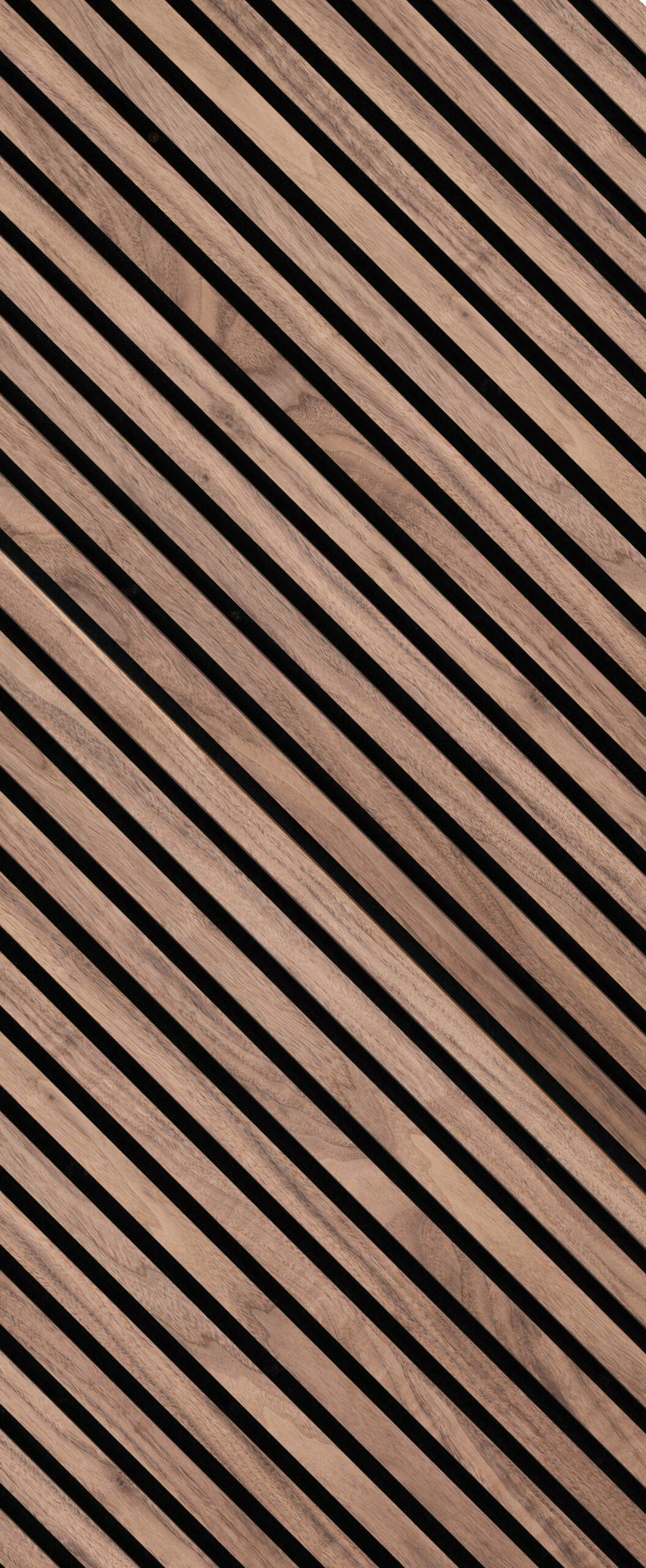 Acoustic panel - diagonal-walnut