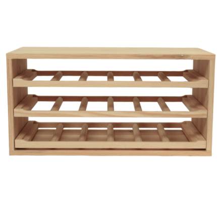 Винний стелаж горизонтальний - Half Sasha - Сосна